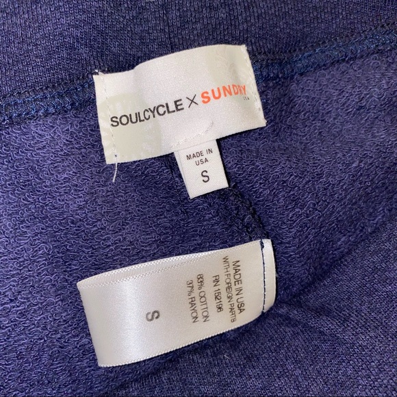 NWOT Soul Cycle x Sundry NY Navy and Grey Joggers - Picture 4 of 4